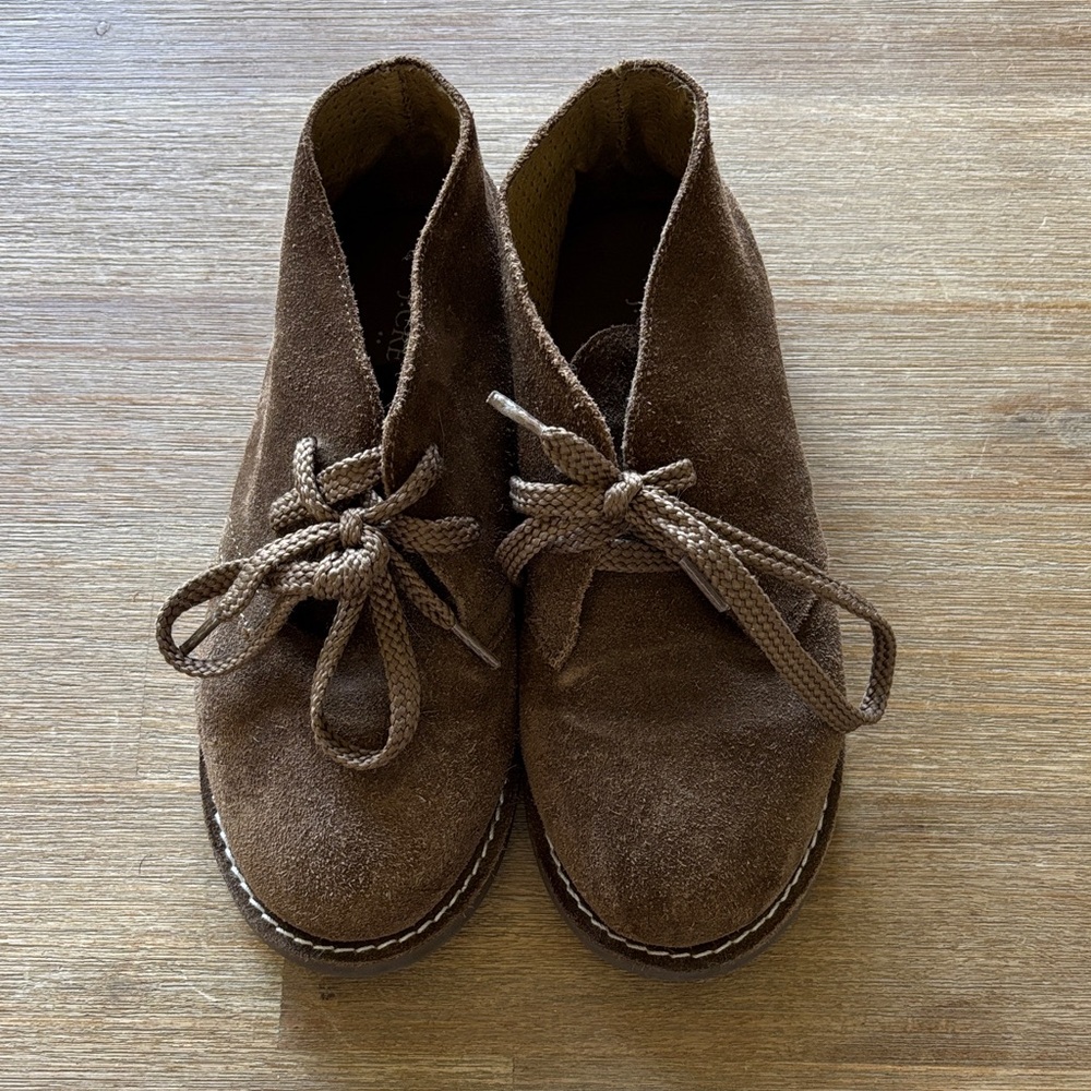 Crewcuts Chocolate Suede Kids Boots